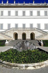 ingresso di villa Melzi un monumento nazionale a Bellagio