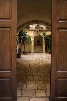 Antichi palazzi nel centro storico di Bari